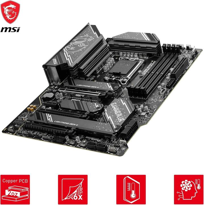 Image du produit MSI Z790 Gaming Plus Wifi (Z790,S1700,ATX,DDR5) (LGA 1700, Intel Z790, ATX)