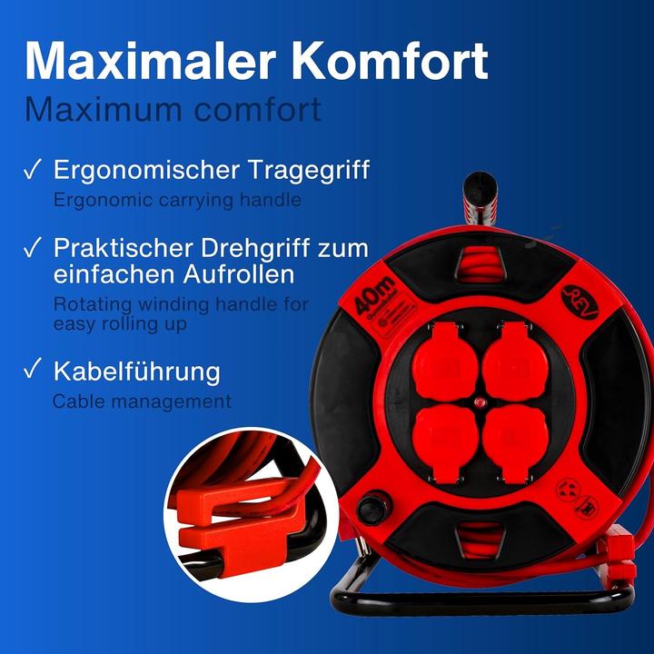 Actual product image REV Cable drum (40 m, 1.50 mm²)