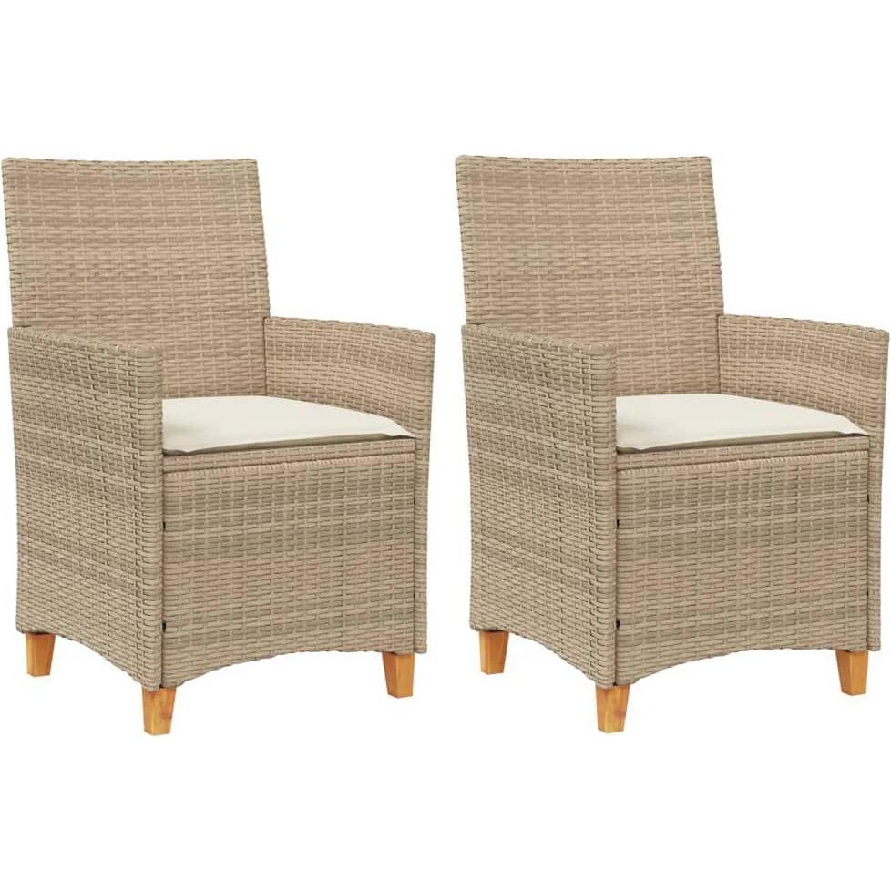 VidaXL, Gartenstühle, 10-tlg. Garten-Lounge-Set mit Kissen