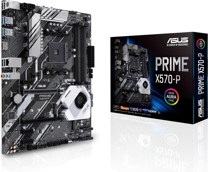 Actual product image ASUS Prime X570-P (AM4, AMD X570, ATX)