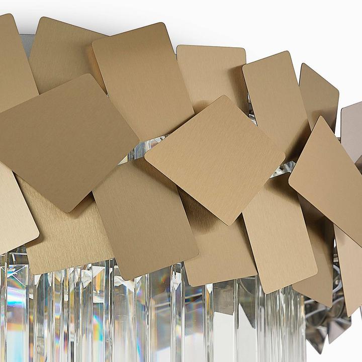 Immagine prodotto Lucande Plafoniera in cristallo Miraia, oro (E14)