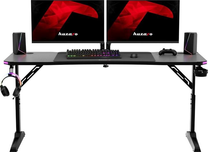 Produktbild Huzaro Biurko gamingowe Hero 4.6 RGB Black