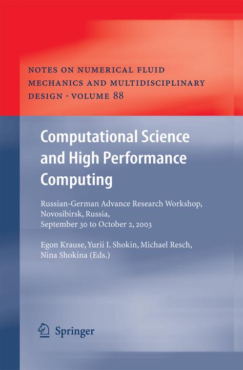 Produktbild Computational Science and High Performance Computing (Yurii I. Shokin, Egon Krause, Nina Shokina, 2014)