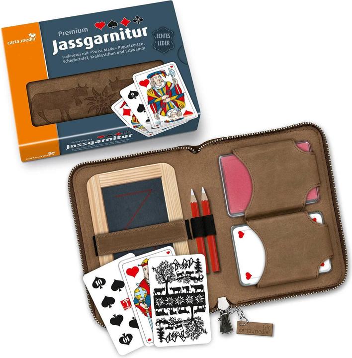 Produktbild Premium Jassgarnitur Country mit Piquetkarten (Französisch)