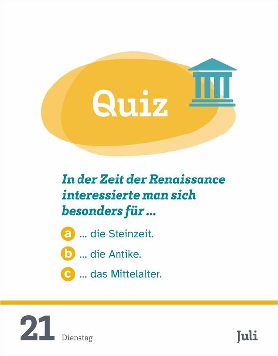 Immagine prodotto Harenberg WAS IST WAS Der Kalender Tagesabreisskalender 2026 - Kinderkalender