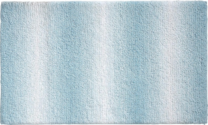 Kela Tapis de bain Ombre bleu géle