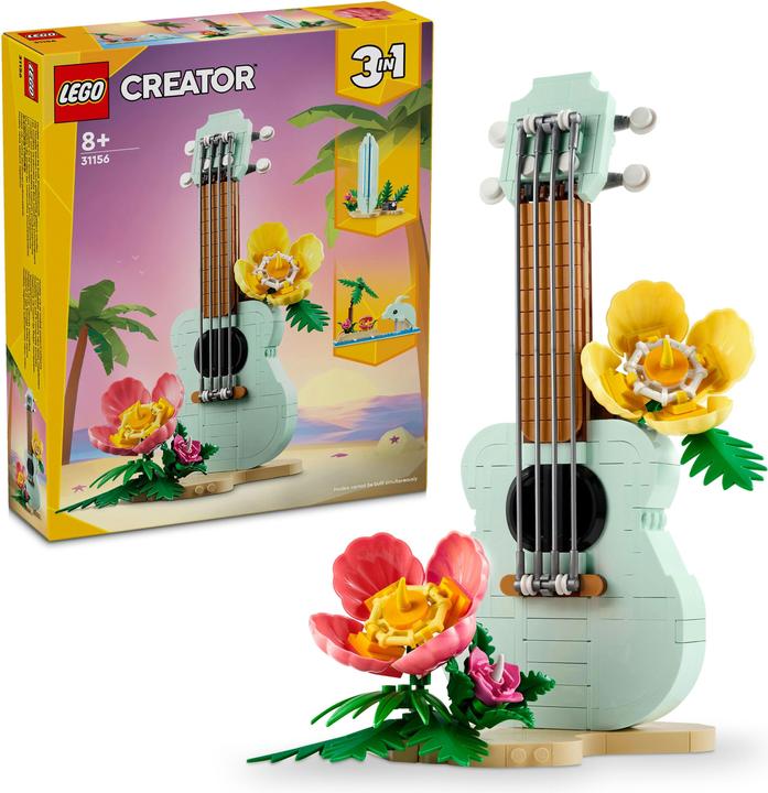 Produktbild LEGO Creator Tropische Ukulele (31156, LEGO Creator 3-in-1)