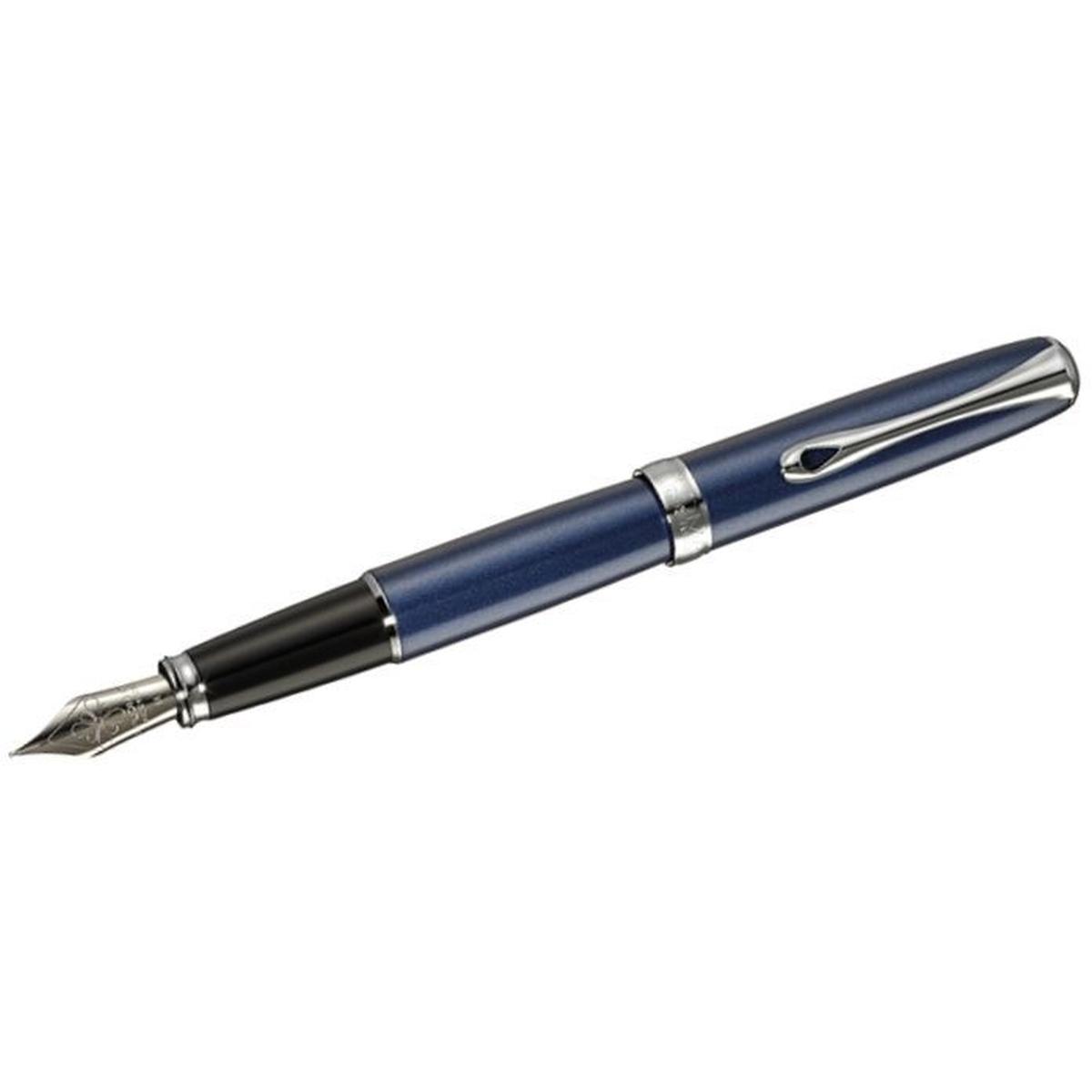 Diplomat, Schreibstifte, Füllhalter Excellence A2 Midnight blue chrom B (Midnight blue chrom, 1 x)