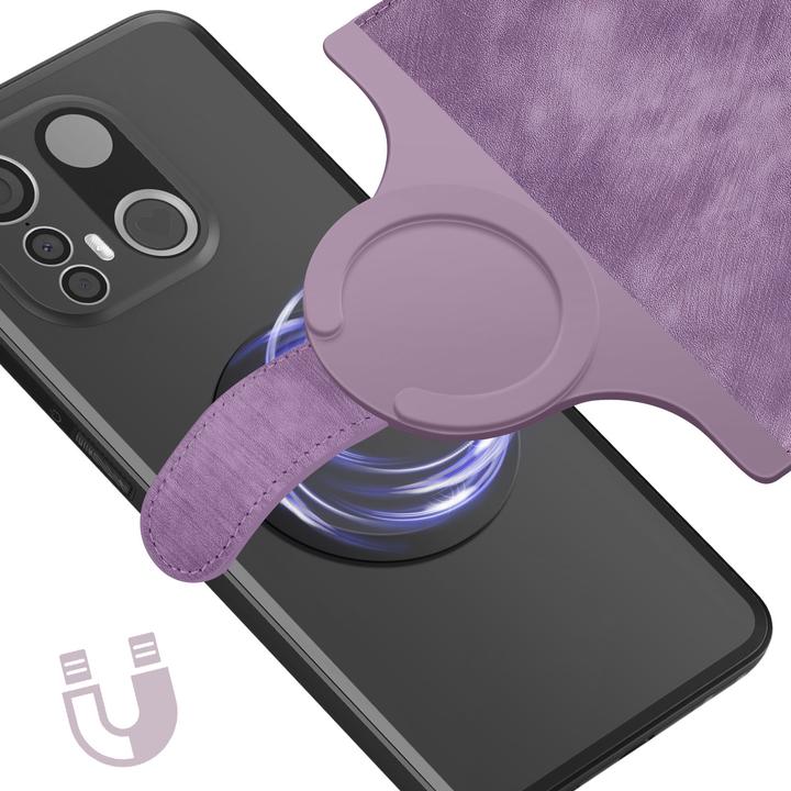 Image du produit Avizar MagSafe-Etui für Smartphone bis 6.4 Zoll Klapp Portemonnaie-Stil (Universel)