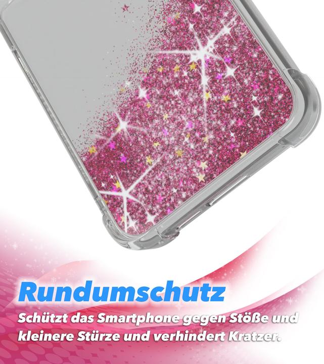 Produktbild EAZY CASE Liquid Glittery Hülle für Galaxy S24 Plus (Samsung Galaxy S24+)