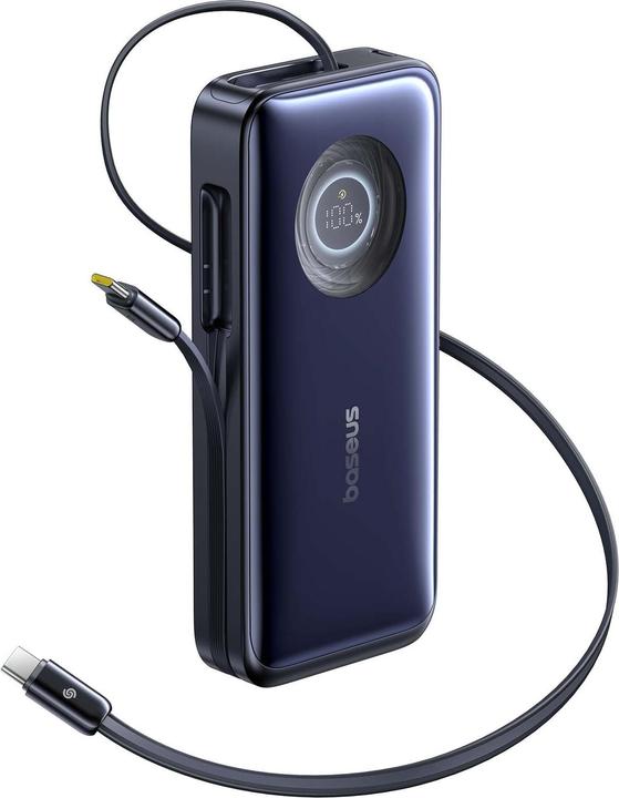 Produktbild Baseus EnerCore CR11 Retractable 20000mAh 100W Cosmic Black (20000 mAh, 100 W)