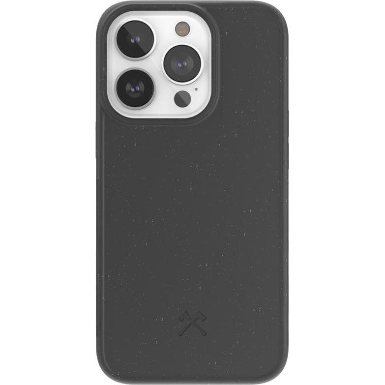Woodcessories BioCase (Apple iPhone 14 Pro), Smartphone Hülle, Schwarz