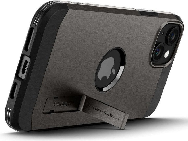 Produktbild Spigen Tough Armor MagFit for iPhone 15 gun metal (Apple iPhone 15)