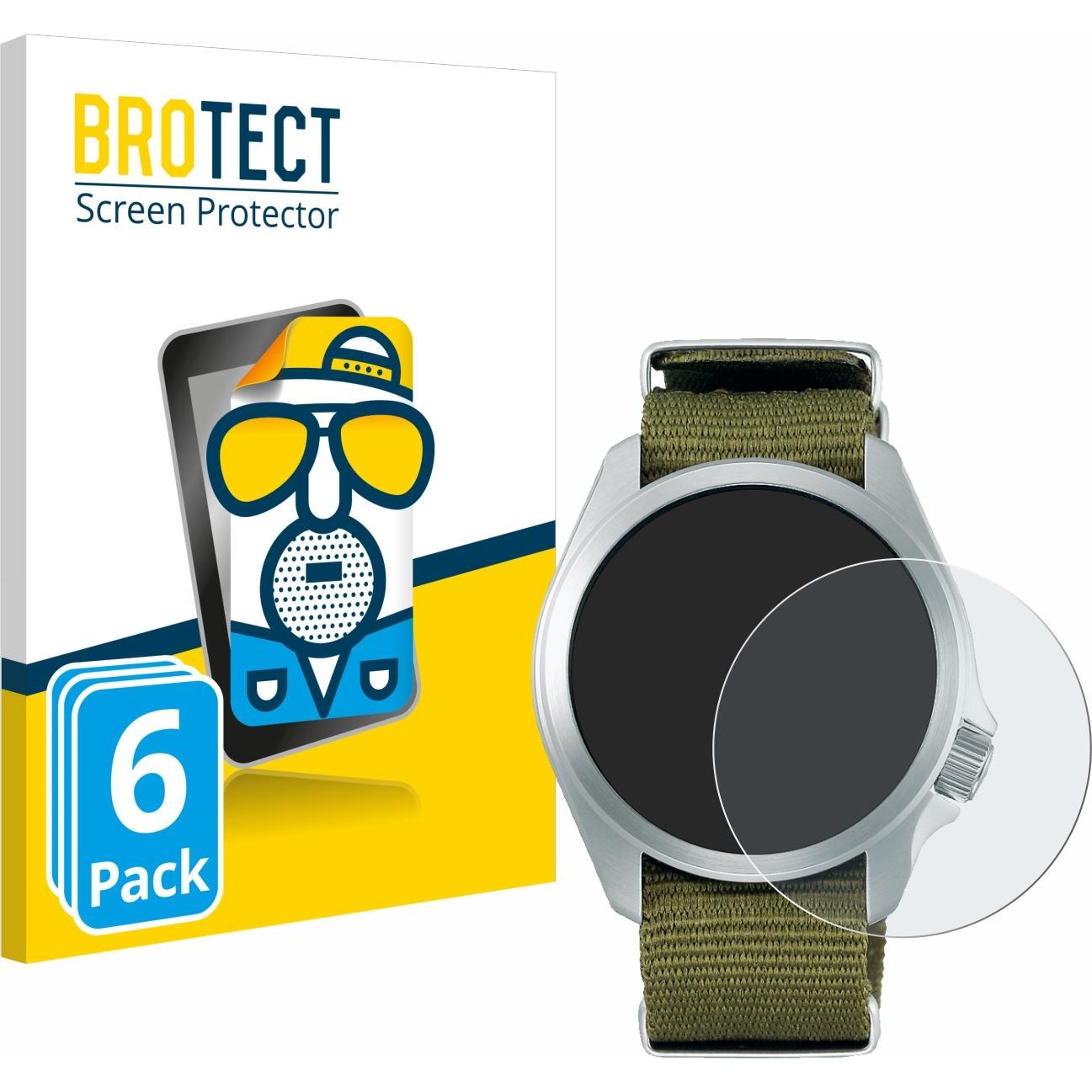 BROTECT Entspiegelungsfolie Displayschutz Displayschutzfolie Folie Matt, Smartwatch Schutzfolie, Schwarz