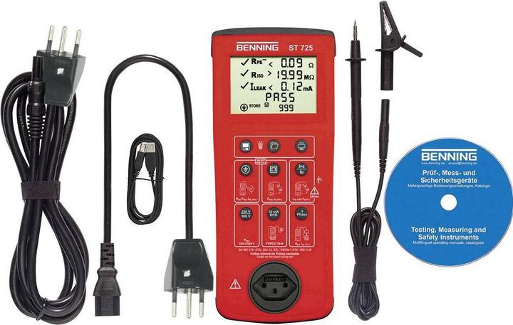 Produktbild Benning Gerätetester ST 725 CH (CAT II 300V)