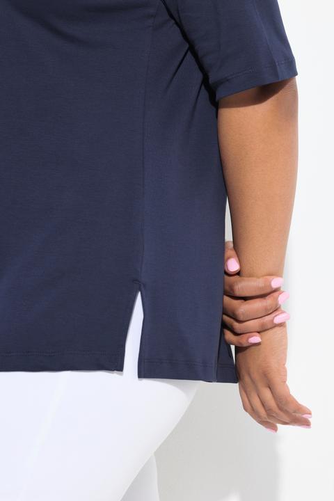 Produktbild Ulla Popken Poloshirt, Classic, Polokragen, Halbarm, Pima Cotton (58)