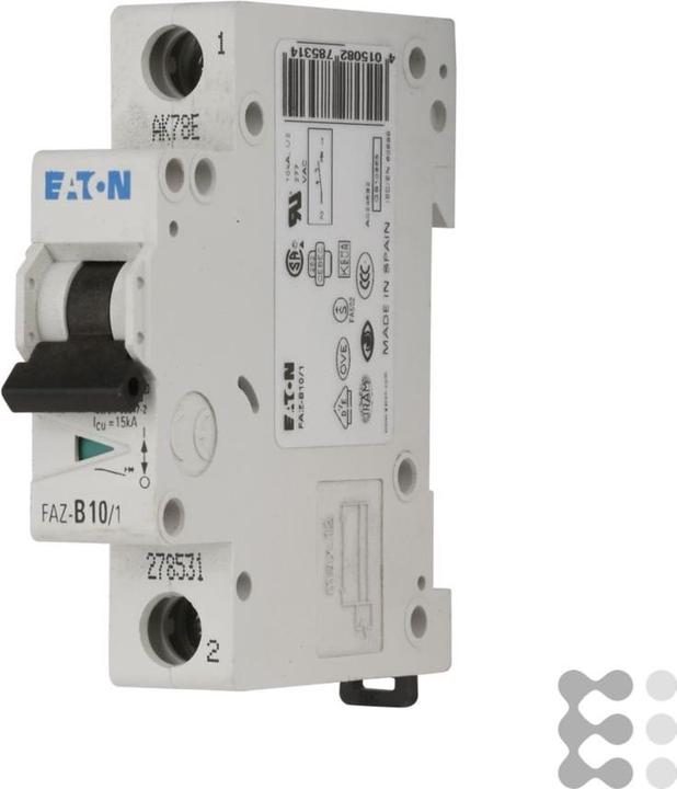 Produktbild Eaton MCB, 2A, C-type, 1Pole, 10kA (DC)