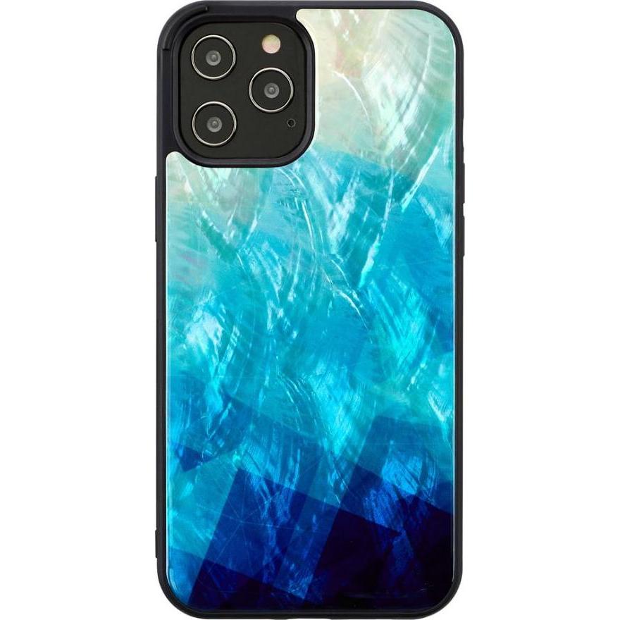 Ikins case for Apple iPhone 12 Pro Max blue lake black (Apple iPhone 12 Pro Max), Smartphone Hülle, Blau
