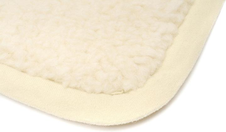 Produktbild Yogistar Yogamatte Natur Schurwolle Umsäumt (15 mm)