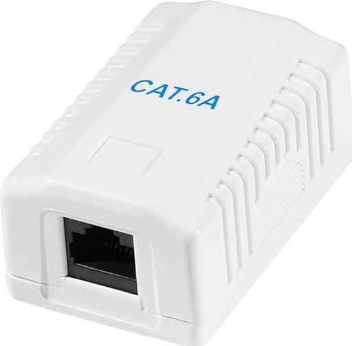 Image du produit LogiLink Boîtier de raccordement Cat.6A 1 x RJ45, non blindé