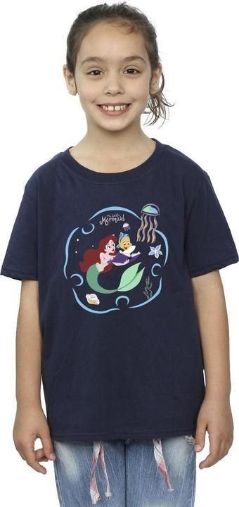 Produktbild Disney The Little Mermaid Reading A Book TShirt Mädchen (128)