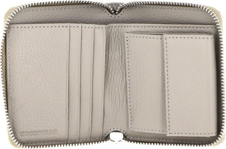 Actual product image Coccinelle Metallic Shiny Leather Zip Around Wallet