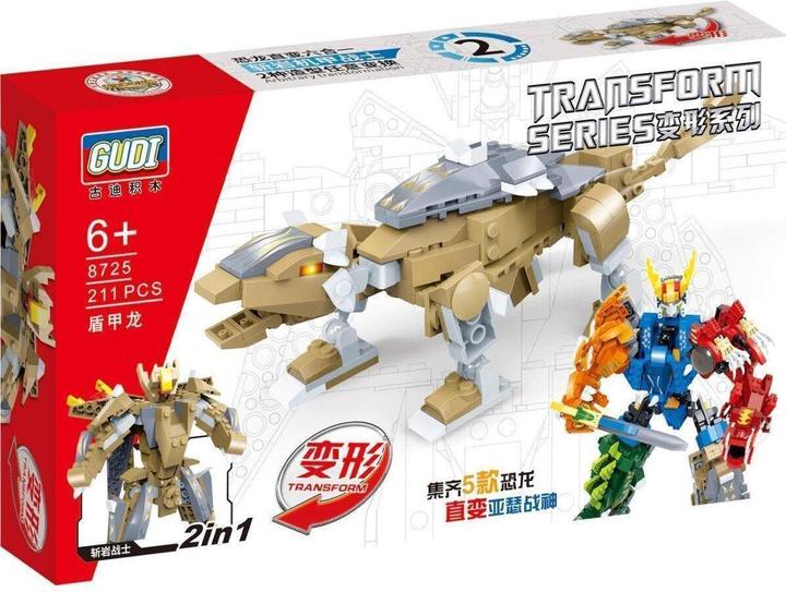 Gudi 8725 - Transform Mecha-Dino Ankylosaurus