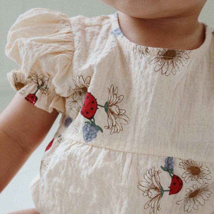 Produktbild Konges Slojd Vida Mit Puffärmel Ladybug (68)