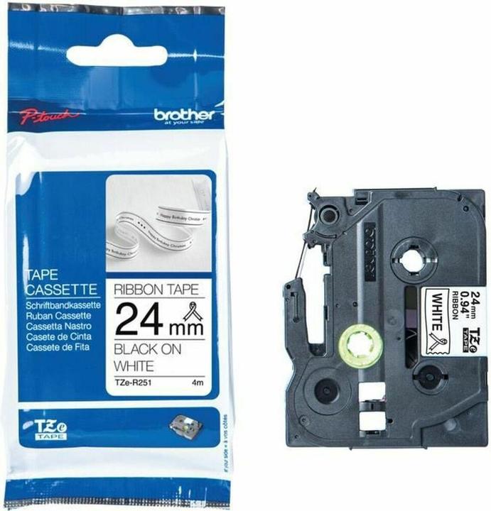 Produktbild Brother TZe-R251 (2.40 cm, Weiss)