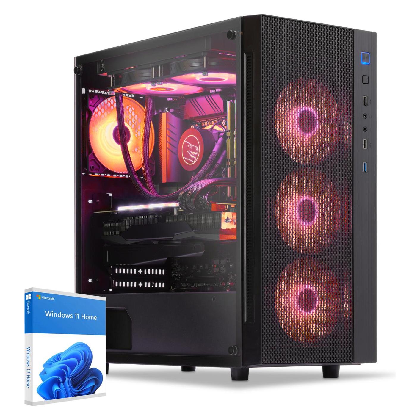 Sedatech Expert Gaming Pc - UCCB684I1I1HF (2000 Gb, 32 Gb, Amd Ryzen 7 9800X3D, GeForce Rtx 5060 Ti), Pc, Schwarz