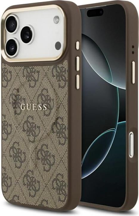 Produktbild Guess - Hardcase 4G Classic MagSafe (GUHMP17XP4MSEGCW) - iPhone 17 Pro Max - Brown (Apple iPhone 17 Pro Max)
