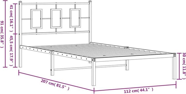 Actual product image vidaXL Kerel (107 x 203 cm)