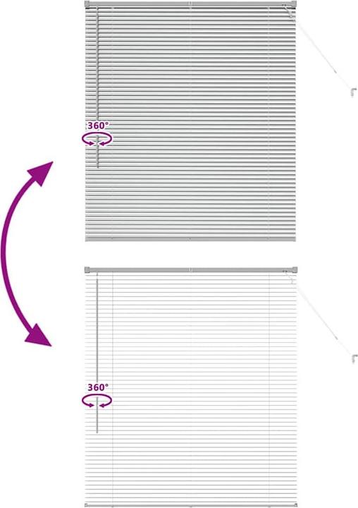 Produktbild vidaXL Balkenjalousien (130 x 110 cm)