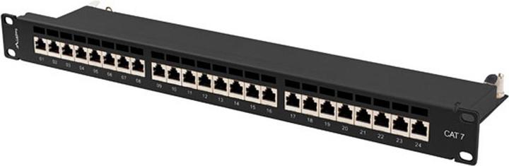 Lanberg Rangierfeld 24-Port 1U Kat.7 FTP Schwarz PPS7-1024-B