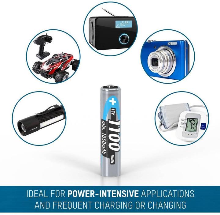 Produktbild Ansmann Typ 1100 (4 Stk., AAA, 1050 mAh)