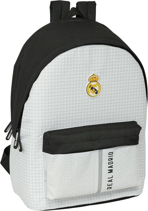 Real Madrid CF Laptop Backpack Real Madrid C.F. 24/25 White Grey 31 x 44 x 18 cm 15,6