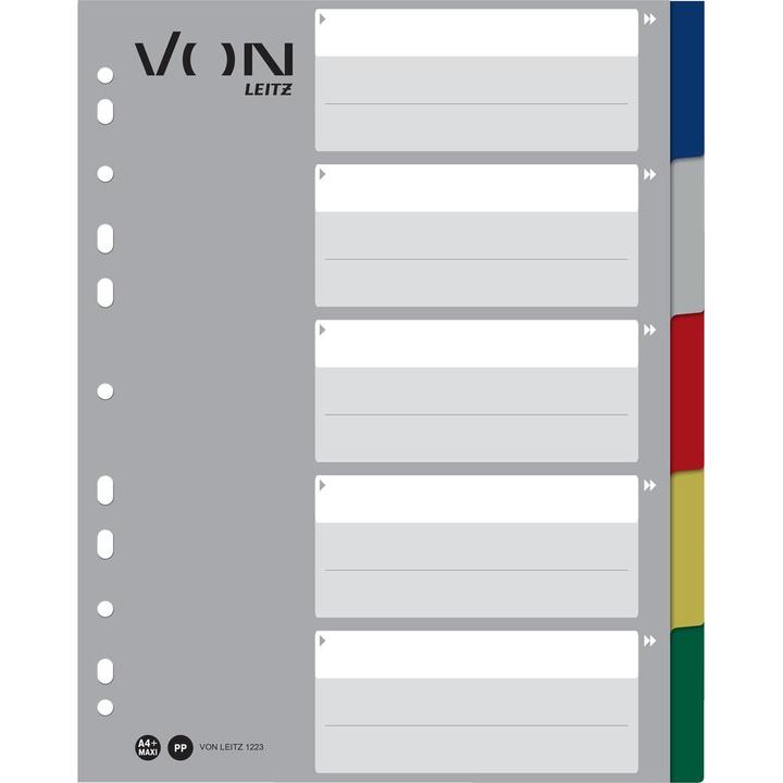 Actual product image von Blank index, A4, 1-5