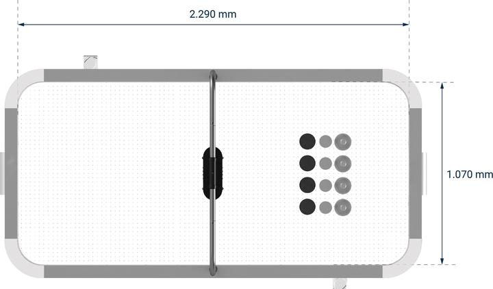 Actual product image Sportime Airhockey-Tisch Turnier, 8 ft