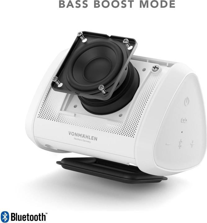 Produktbild Vonmählen Bluetooth Speaker Air Beats Mini White (13 h, Akkubetrieb)