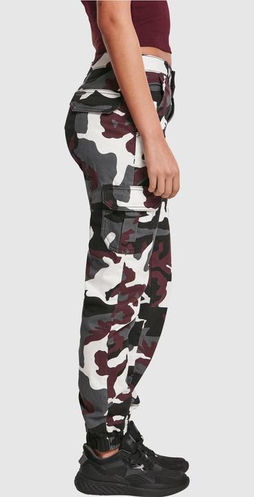 Immagine prodotto Urban Classics Pantaloni cargo camo a vita alta da donna (30)