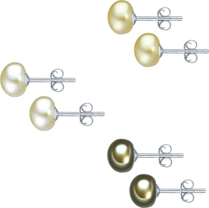 Produktbild Valero Pearls Damen Sterling Silber Süsswasser-Zuchtperle silber - 3066 (Sterling Silber)
