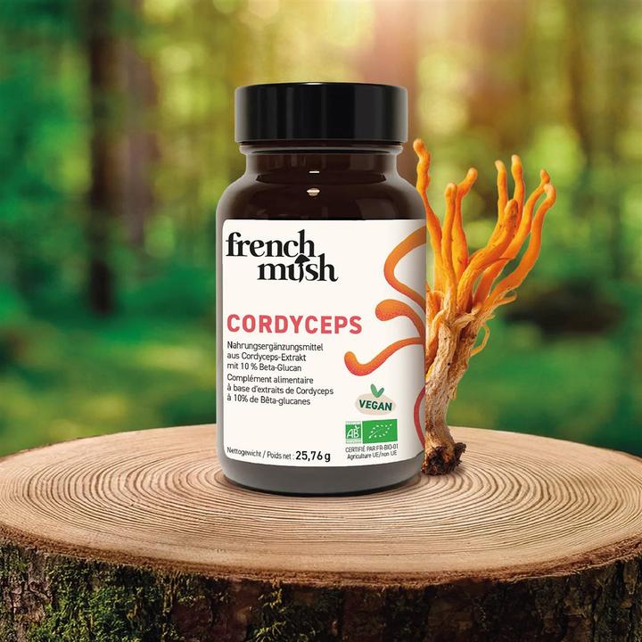 Actual product image French mush Cordyceps (56 Piece, Capsules, 25.76 g)