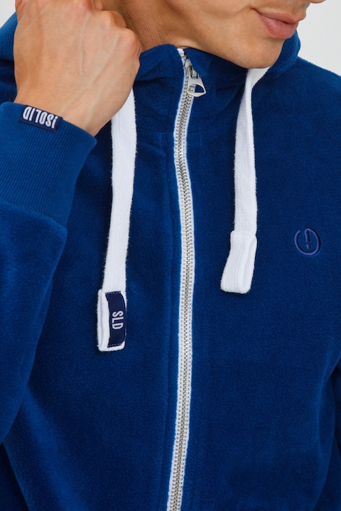 Actual product image Solid Loki Men's Fleece Jacket Zip-Hoodie (L)
