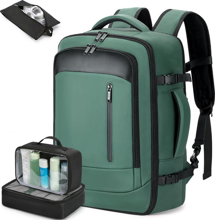 Produktbild Only-Bags.Store Handgepäck Wasserdichter Rucksack mit 3 Packwürfeln, grosser Reiserucksack Reiserucksack (20 l)