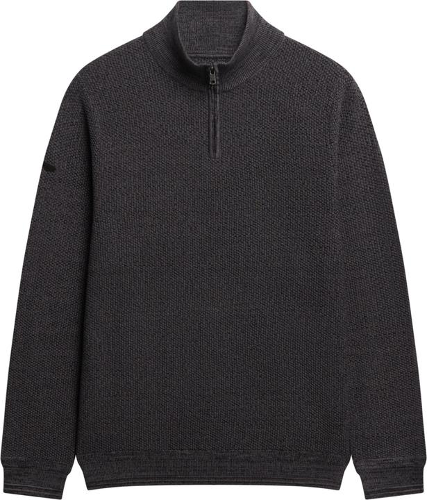 Produktbild Superdry Texturierter Baumwollpulli mit Stehkragen (S)