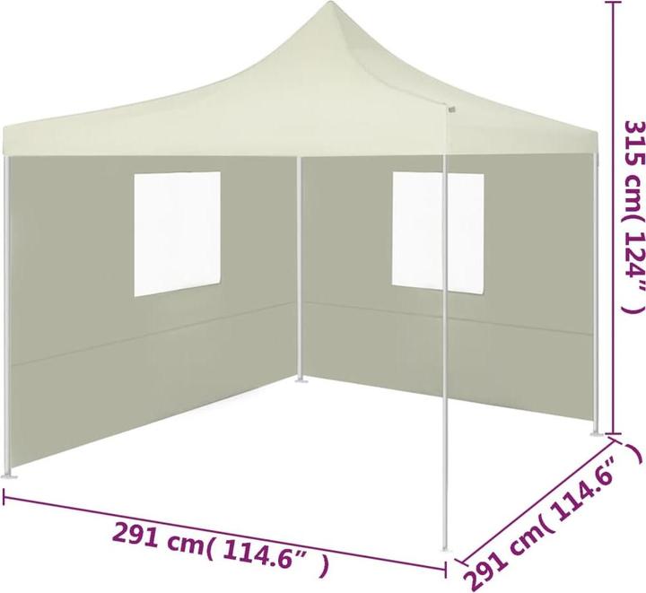 vidaXL Festzelt (291 cm, 291 cm)