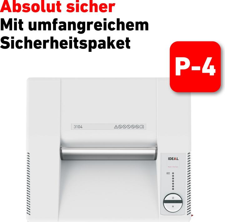 Actual product image Ideal Shredder 3104/CC4X40 (Particle cut)