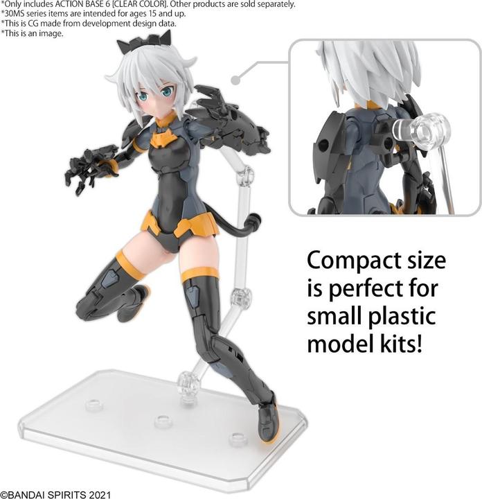 Produktbild Bandai ACTION BASE 6 - Clear Color - Model Kit