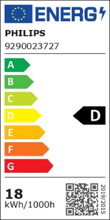 Energy Label Philips Lamp (E27, 17.50 W, 2452 lm, 1 x, D)