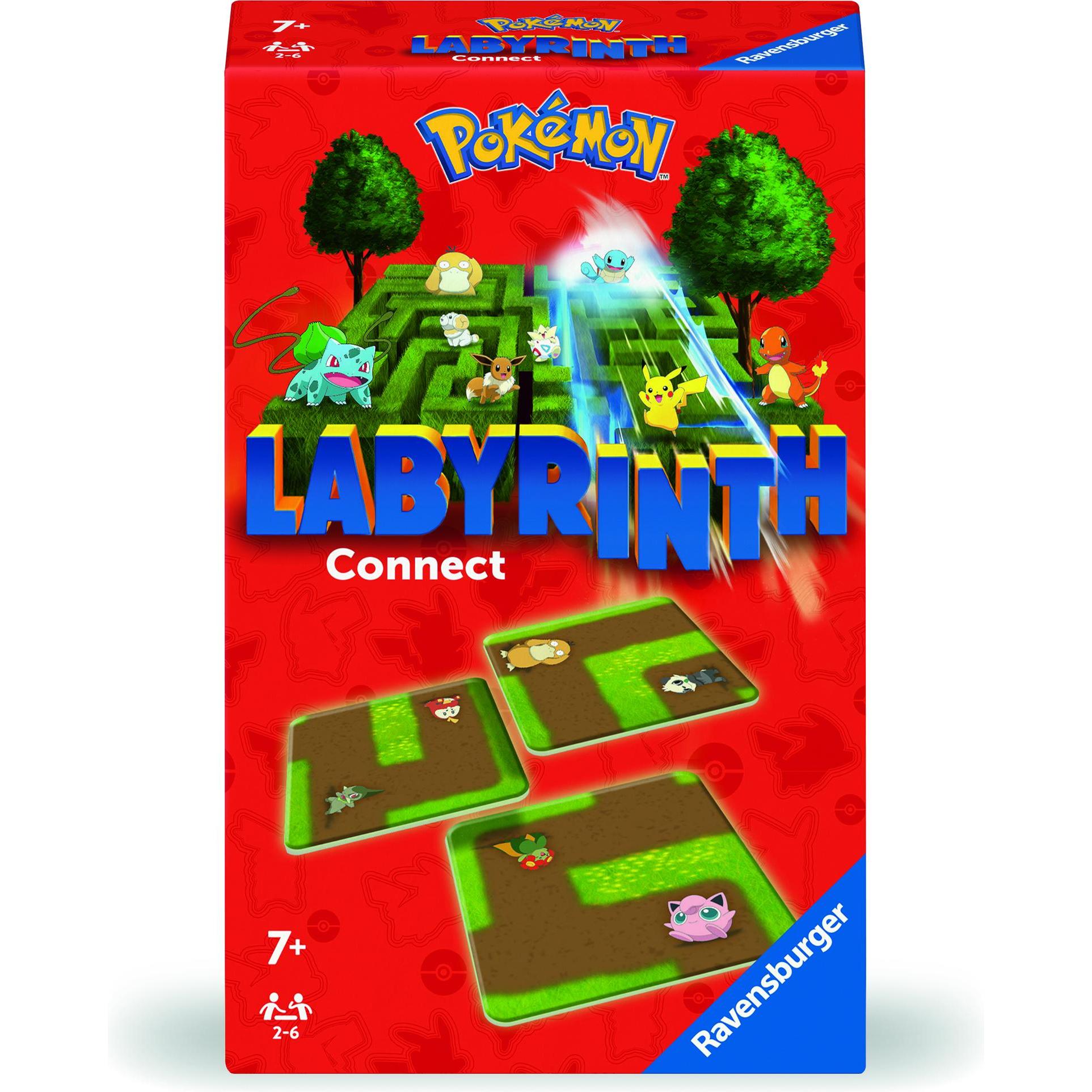 Ravensburger 22579 - Pokémon Labyrinth Connect - Mitbringspiel für 2-6 Spieler ab 7 Jahren mit den (Italienisch, Französ...
